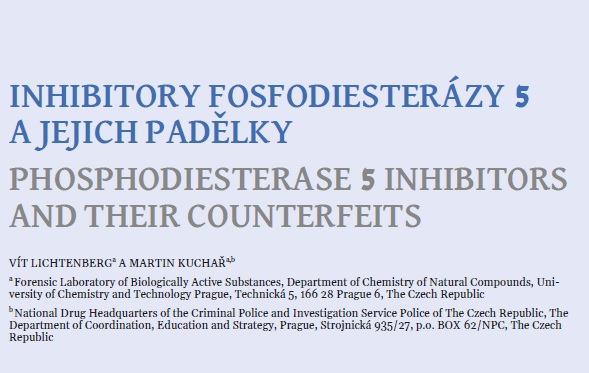 Inhibitory fosfodiesterázy 5 a jejich padělky