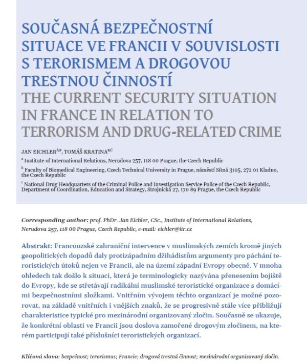 Současná bezpečnostní situace ve Francii v souvislosti s terorismem a drogovou trestnou činností - Image 2