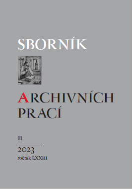 Sborník archivních prací 2/2023