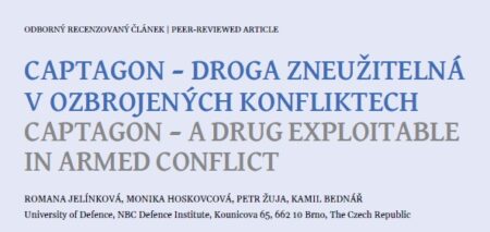 CAPTAGON – Droga zneužitelná v ozbrojených konfliktech