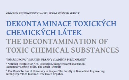 Dekontaminace toxických chemických látek