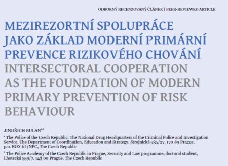 Mezirezortní spolupráce jako základ moderní primární prevence rizikového chování
